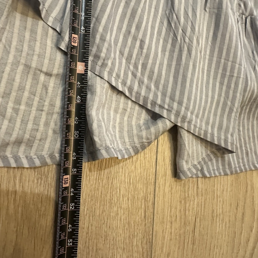 NWOT Free People Gone Sailing Maxi Dress Nautical Stripe Twist Detailing Size M - Picture 8 of 12
